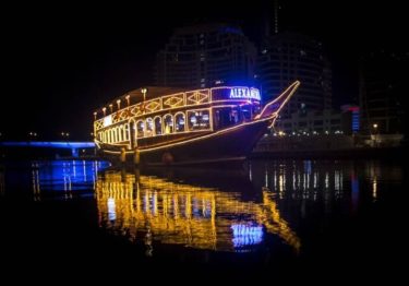 Alexandra Dhow Cruise Dubai Marina with Dinner & Live Entertainment