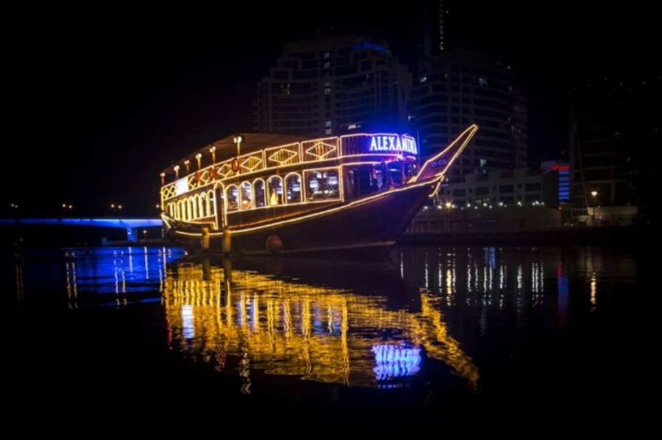 Alexandra Dhow Cruise Dubai Marina with Dinner & Live Entertainment