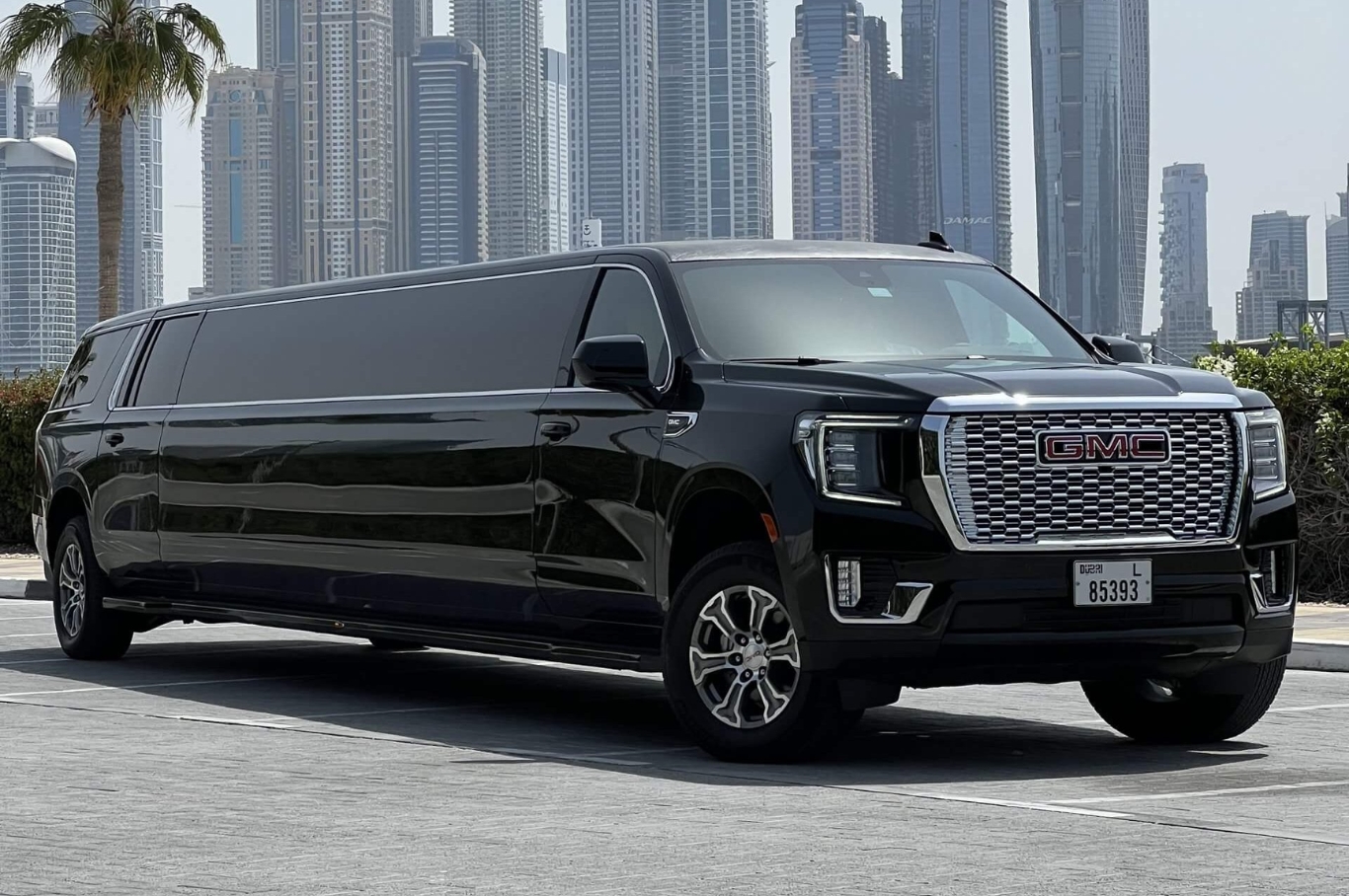 GMC Denali Limousine Ride in Dubai