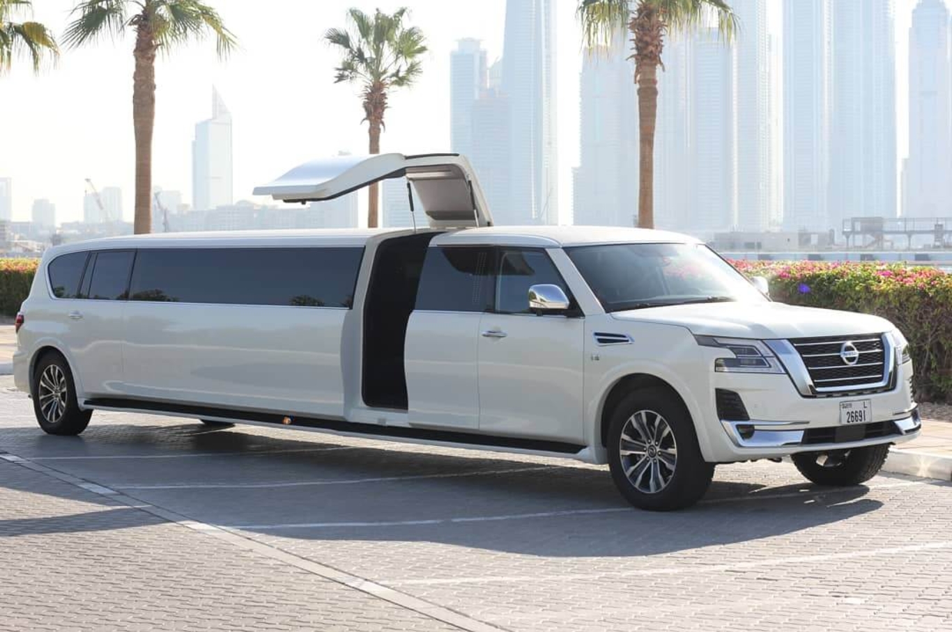 Nissan Patrol Limousine Ride in Dubai