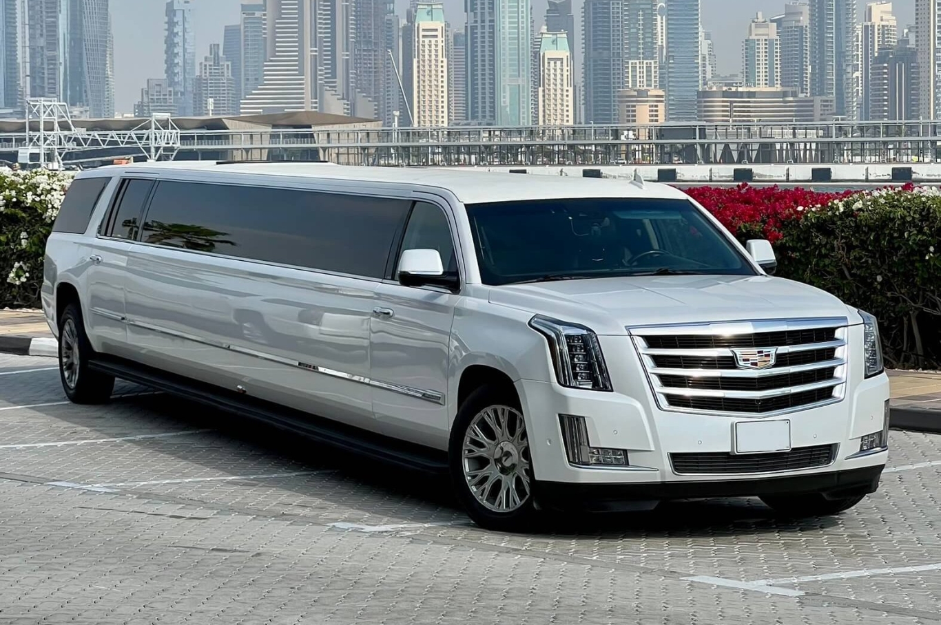 White Panther Limousine Ride in Dubai