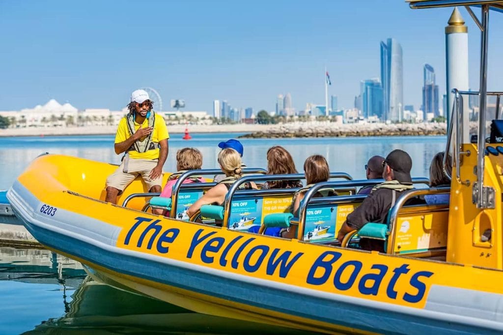 Yellow Boats Abu Dhabi Speedboat Tours