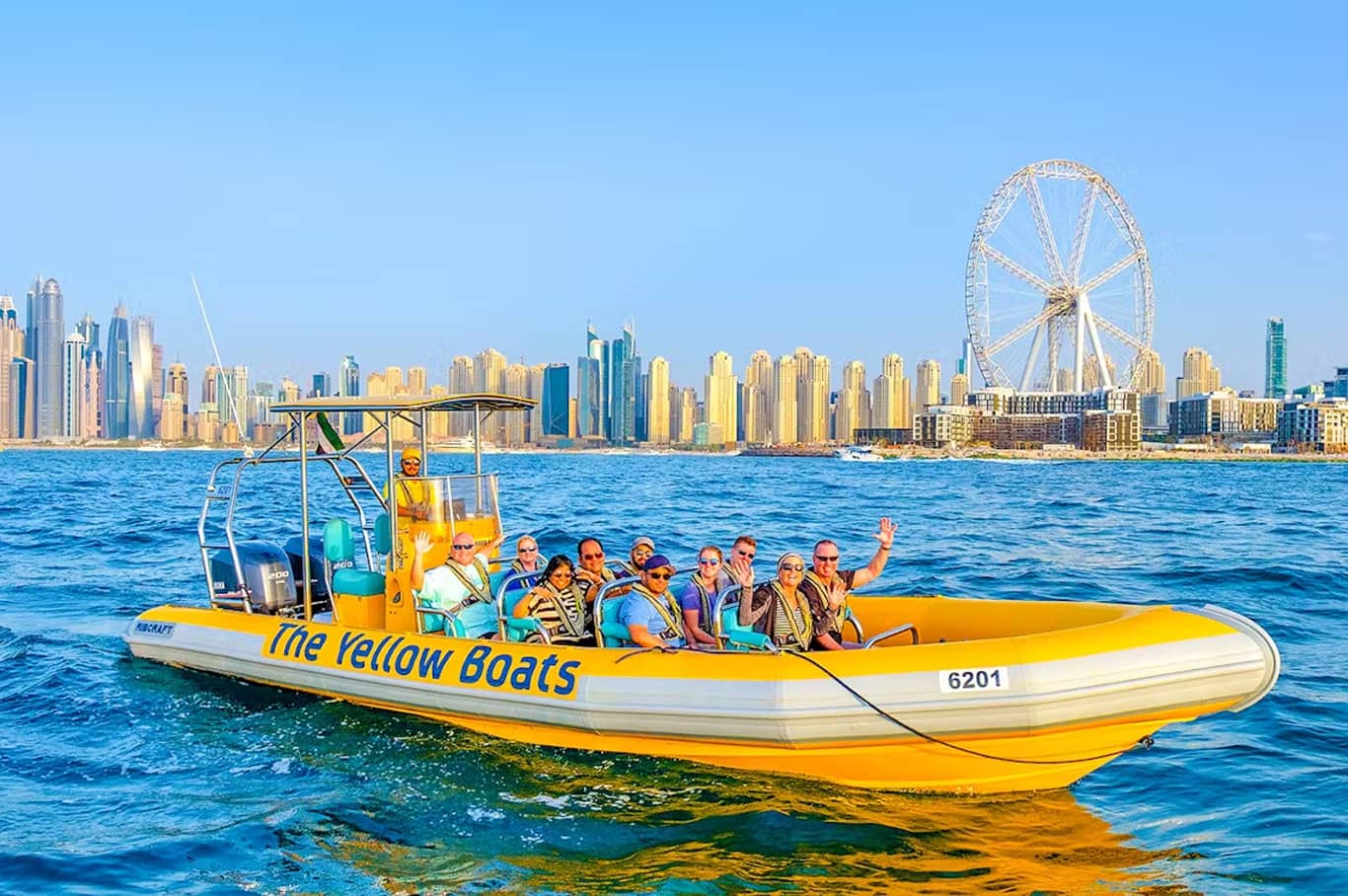 Yellow Boats Dubai Selfie Adventure