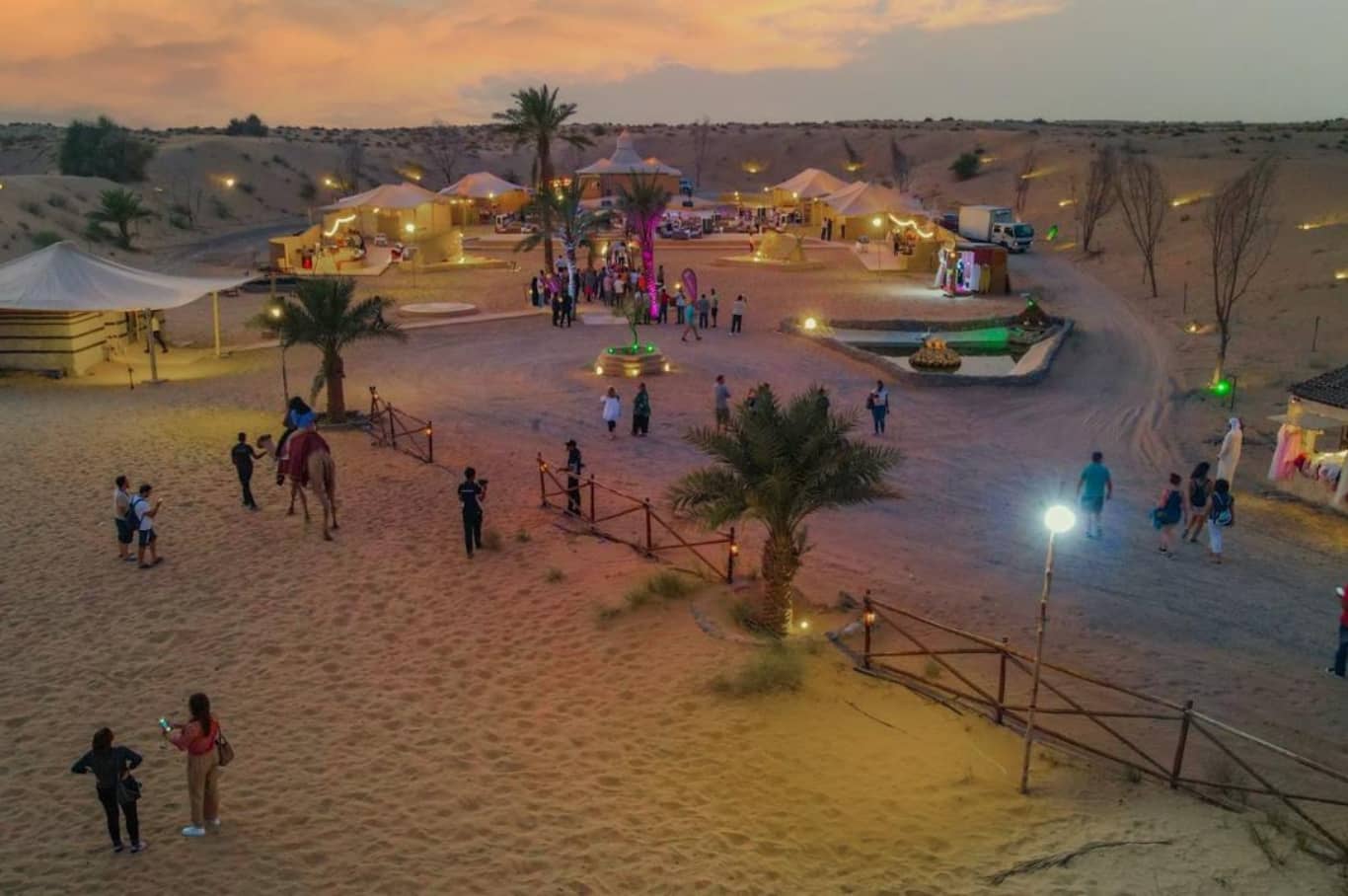 Caravanserai Premium Desert Safari Setup