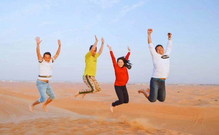 Morning Desert Safari Enjoy sunrise view