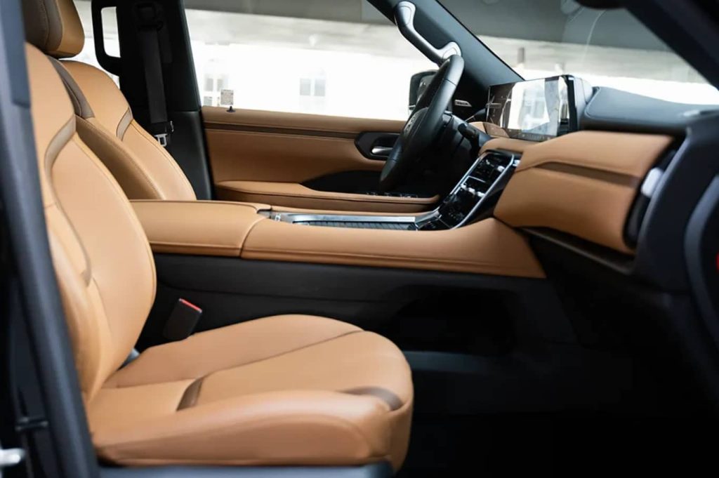 Renting Nissan Patrol 4x4 SUV in Dubai Driving Seats