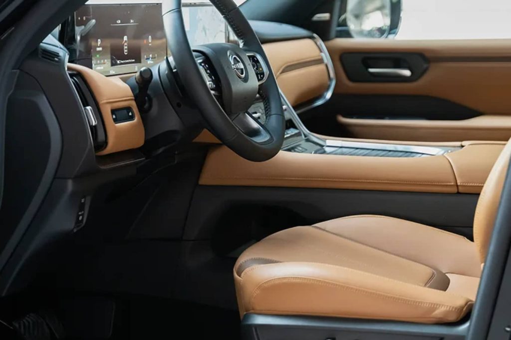 Renting Nissan Patrol 4x4 SUV in Dubai Driving Seats