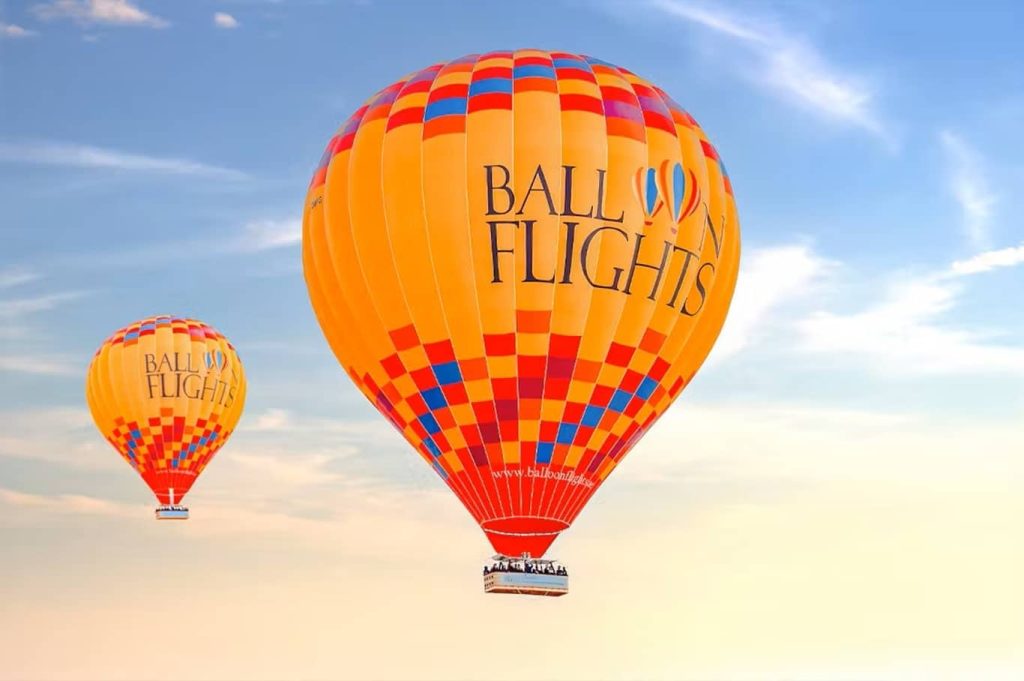 Hot Air Balloon Ride Over the Desert