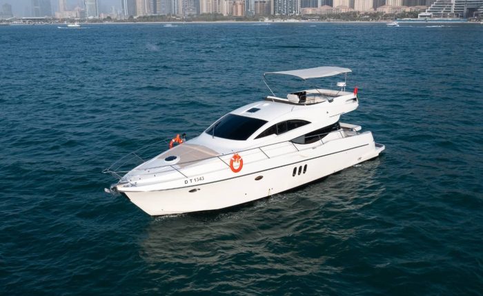 55 FT Veronika Yacht Rental Dubai Luxury on the Water