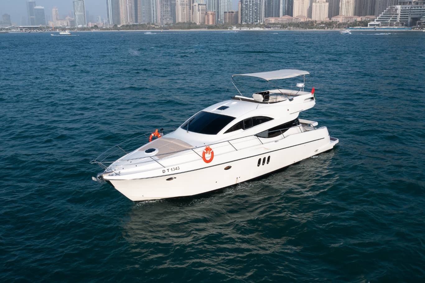 55 FT Veronika Yacht Rental Dubai Luxury on the Water
