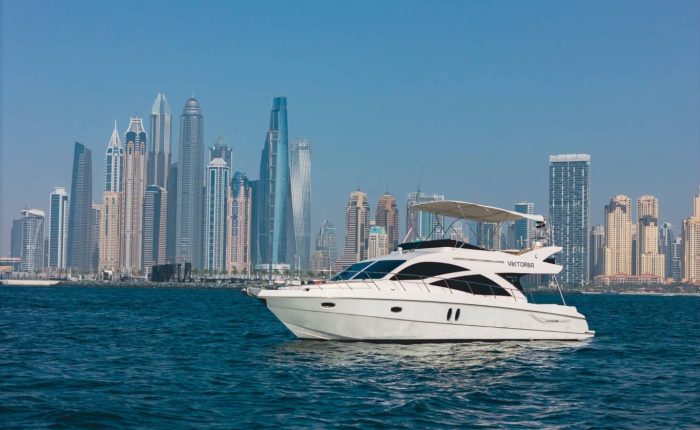 46 FT Viktoriia Yacht Rental Dubai Luxury on the Water