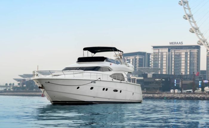 68 FT Luna Yacht on the Water