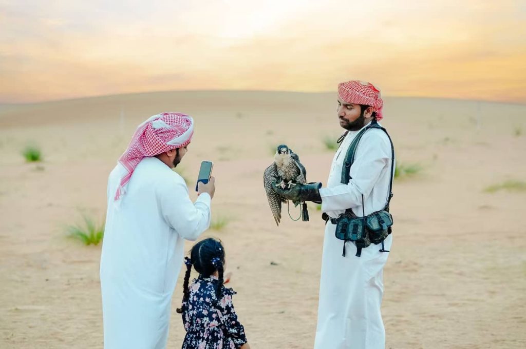 Luxury Heritage Evening Desert Safari Falcon