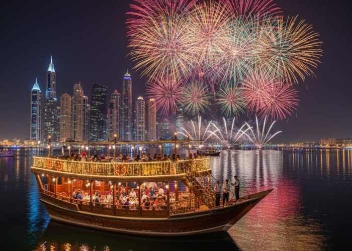 Dubai Creek Dhow Dinner Cruise Enjoy Happy New Year Eve
