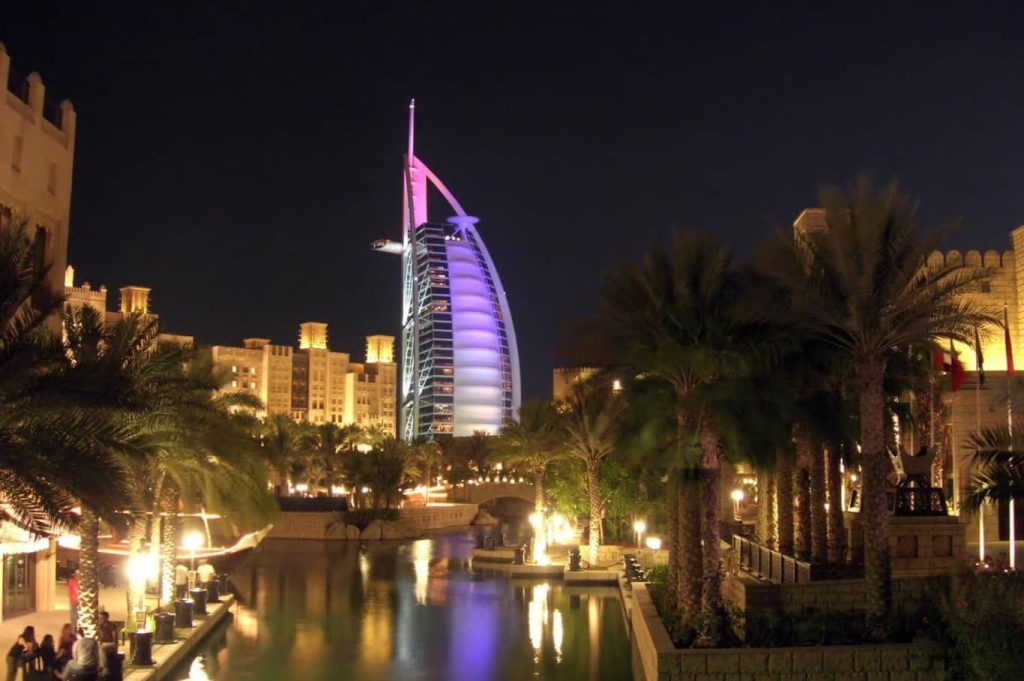 Dubai Night City Tour Burj al Arab