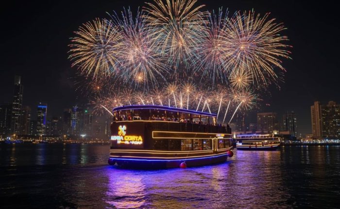 New Year Alishba Costa Gala Cruise Fire works