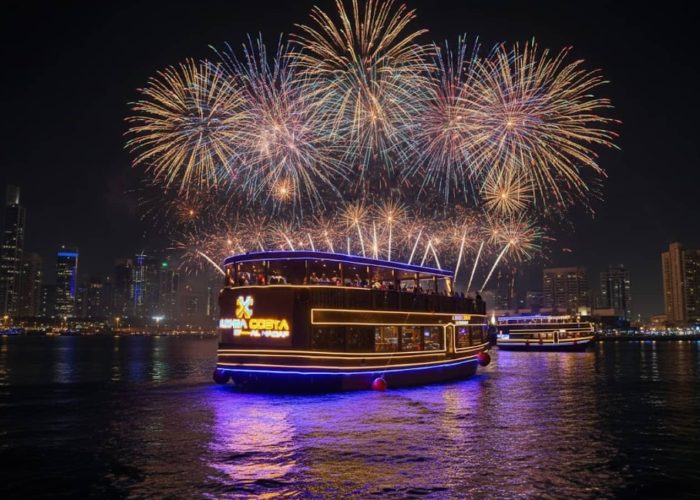 New Year Alishba Costa Gala Cruise Fire works