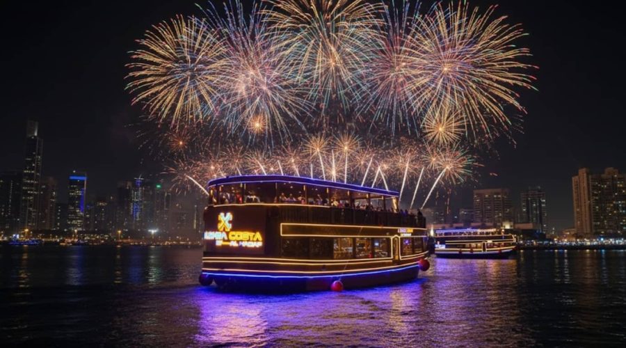 New Year Alishba Costa Gala Cruise Fire works