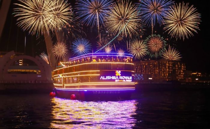 New Year Alishba Royale Gala Cruise Fire Works