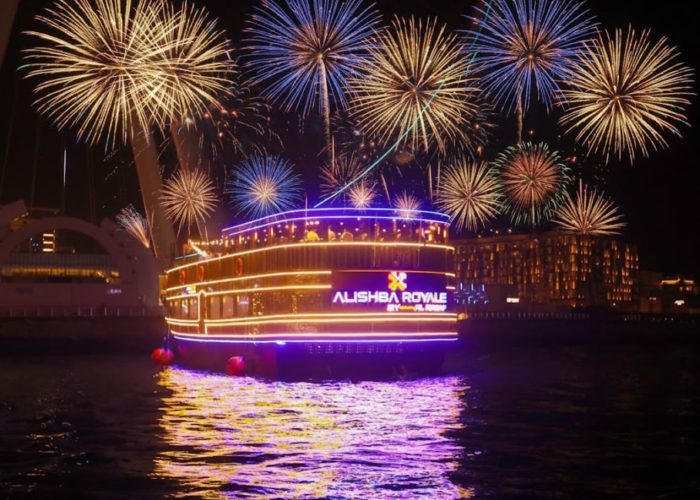 New Year Alishba Royale Gala Cruise Fire Works