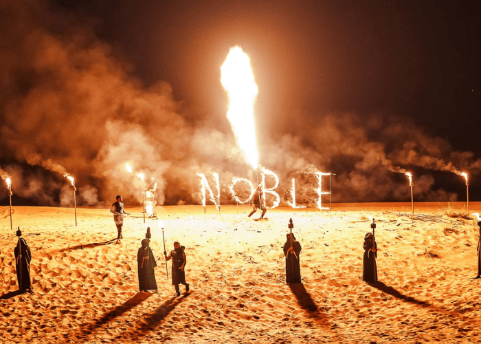 Noble Camp Desert Safari with Gourmet Dinner & Live EntertainmentNoble Camp Desert Safari with Gourmet Dinner & Live Entertainment