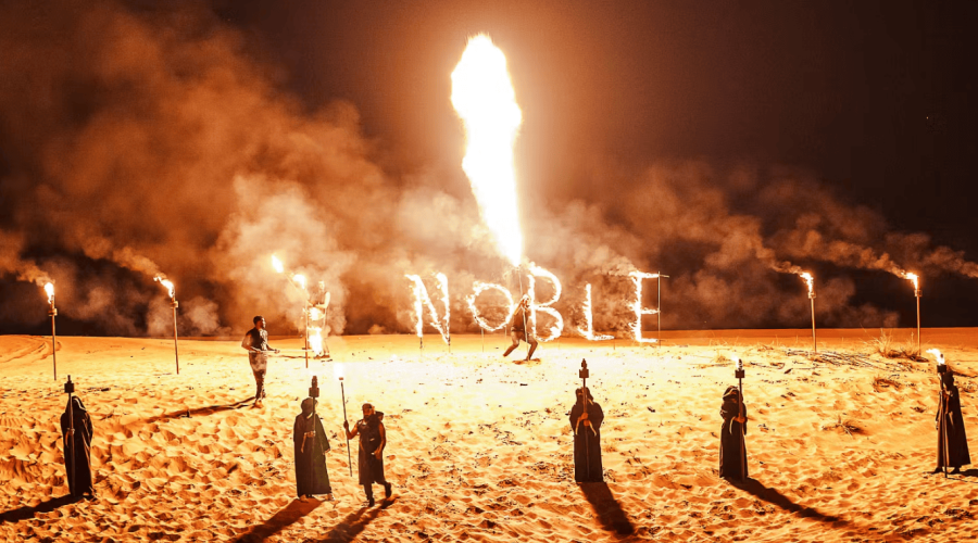 Noble Camp Desert Safari with Gourmet Dinner & Live EntertainmentNoble Camp Desert Safari with Gourmet Dinner & Live Entertainment