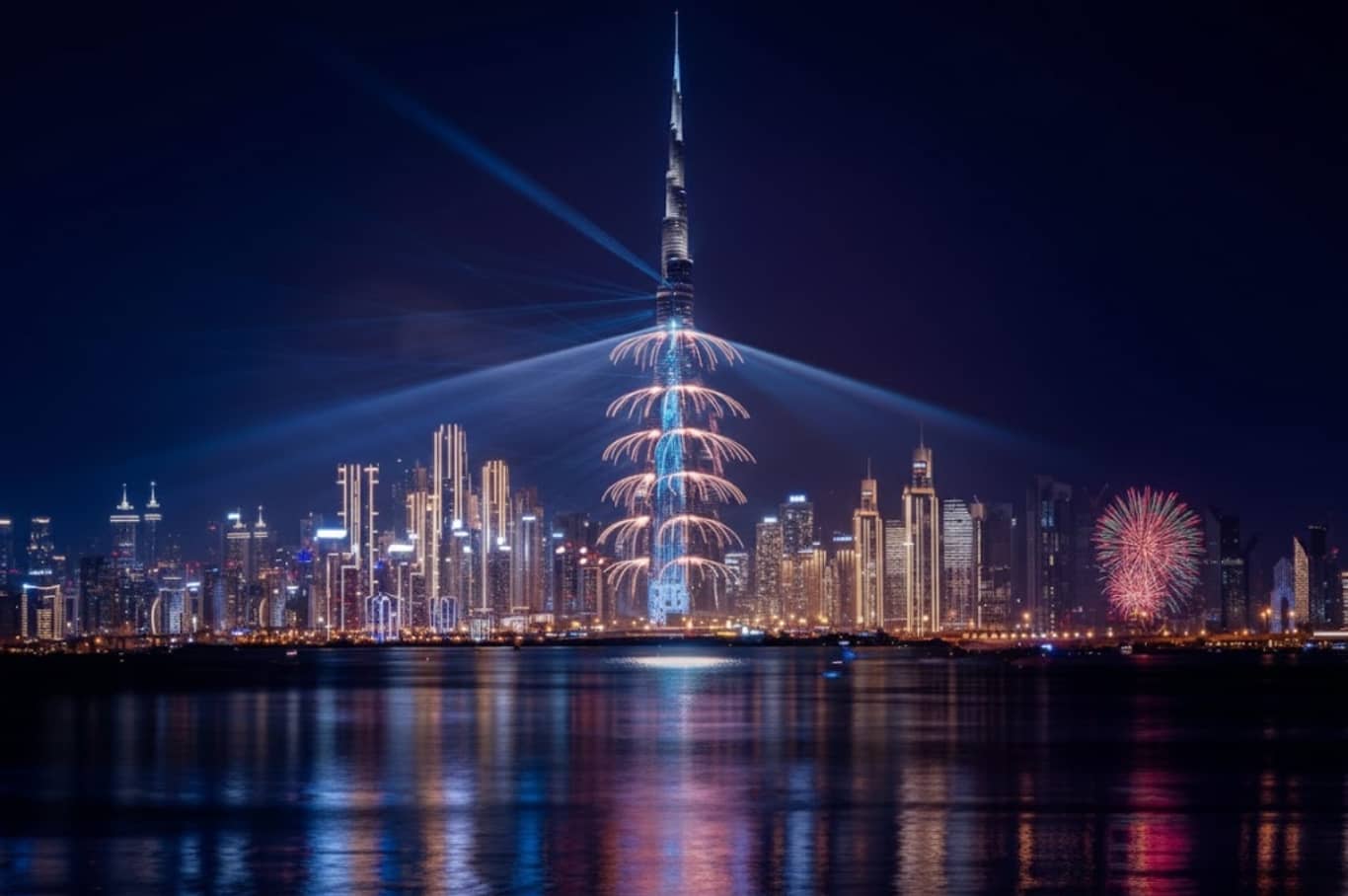 The Grand Spectacle of the Burj Khalifa New Year 2026