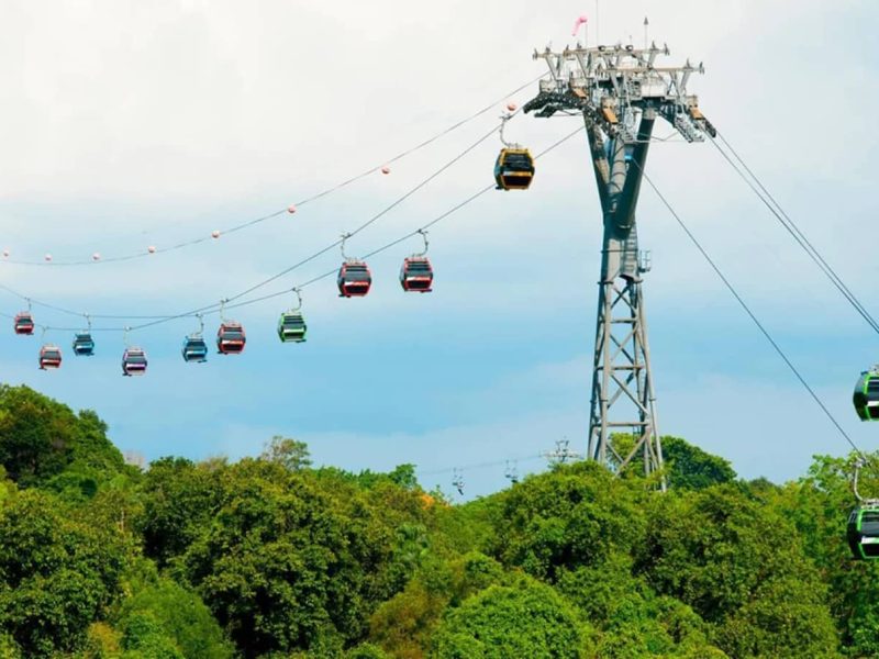 Singapore holiday package Sentosa Island experience cable car ride