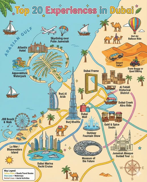 Top 20 Experiences in Dubai 2026