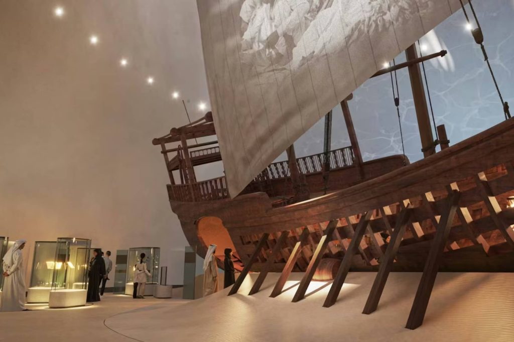 Zayed National Museum Tickets entrance and surrounding landscape