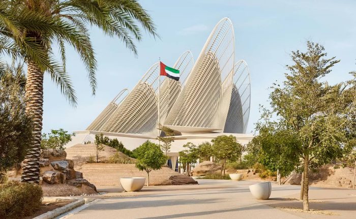 Zayed National Museum Tickets with iconic falcon wing architecture view