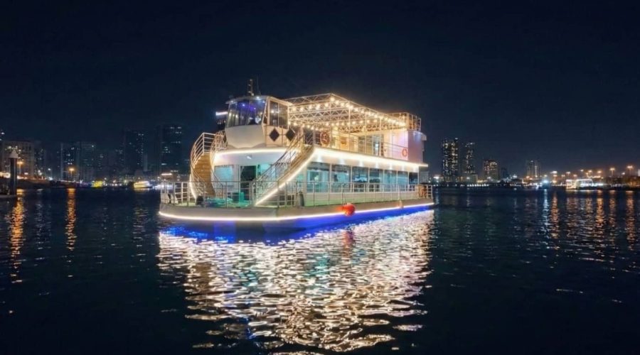 100 FT Sindbad Yacht Rental Dubai Al Seef panoramic sea cruise