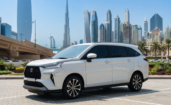 6 Seater Toyota Veloz 1.5L GX Dubai exterior front view