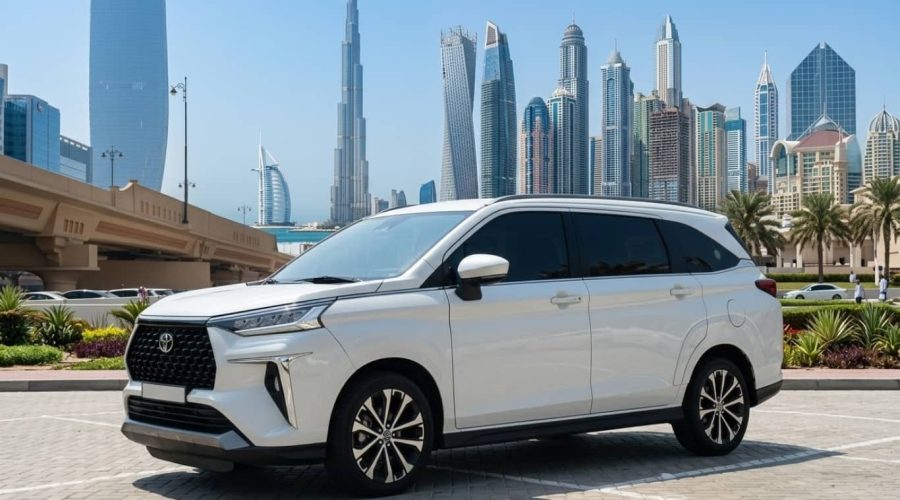 6 Seater Toyota Veloz 1.5L GX Dubai exterior front view