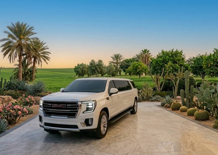 Cadillac Stretch Limousine Rental Dubai elegant long limousine design