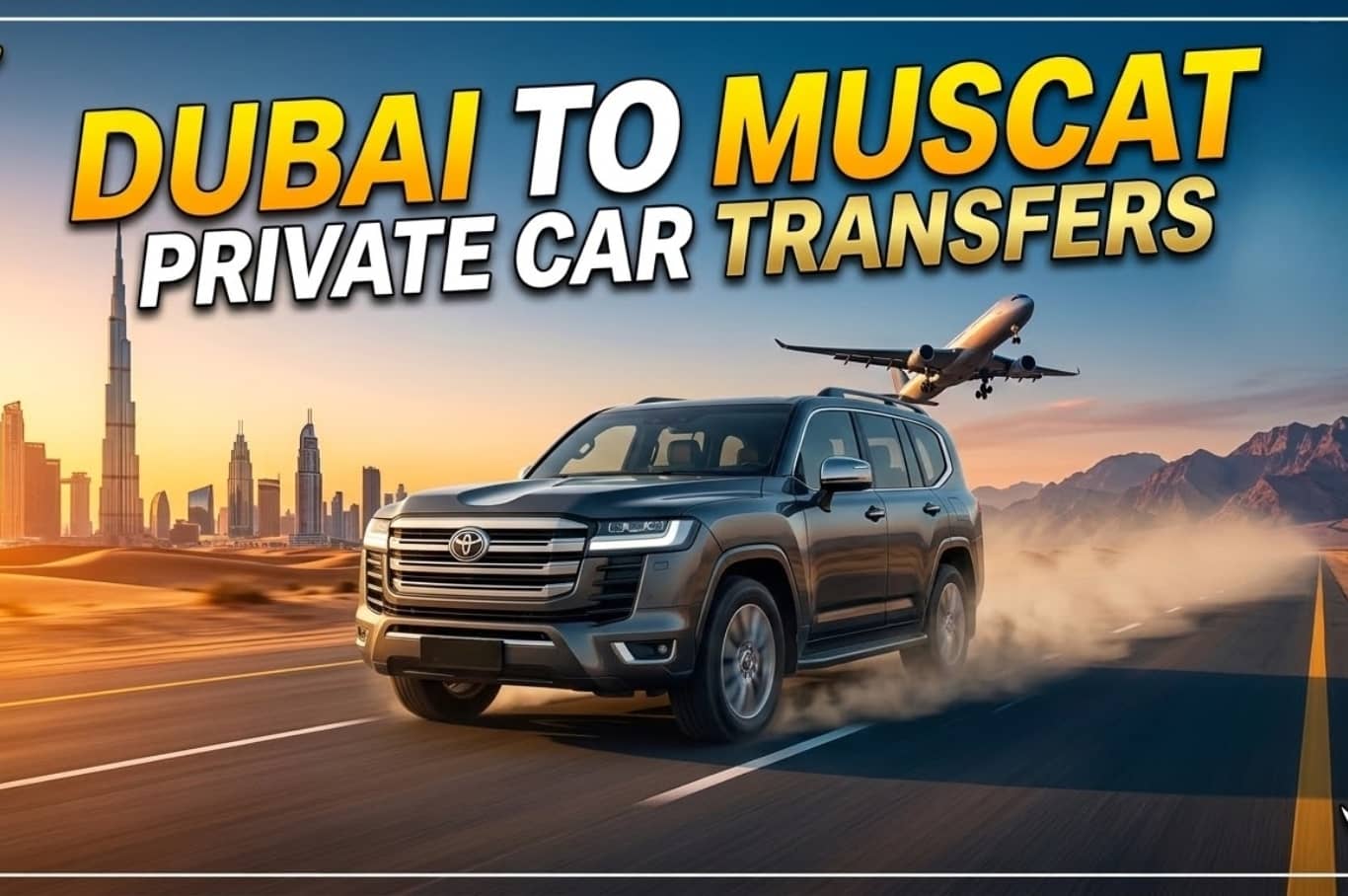 The Ultimate Guide to Dubai to Muscat Private Car Airport Transfers