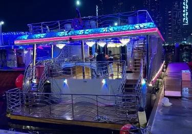 Premium Cruise Luxury Yacht Marina Harbour With Dinner Cruise Dubai luxury yacht view
