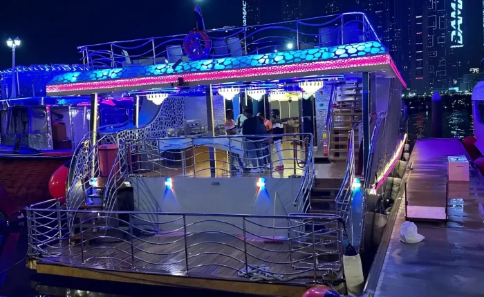 Premium Cruise Luxury Yacht Marina Harbour With Dinner Cruise Dubai luxury yacht view