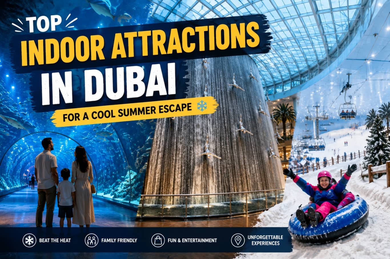 Top Indoor Attractions in Dubai for a Cool Summer Escape