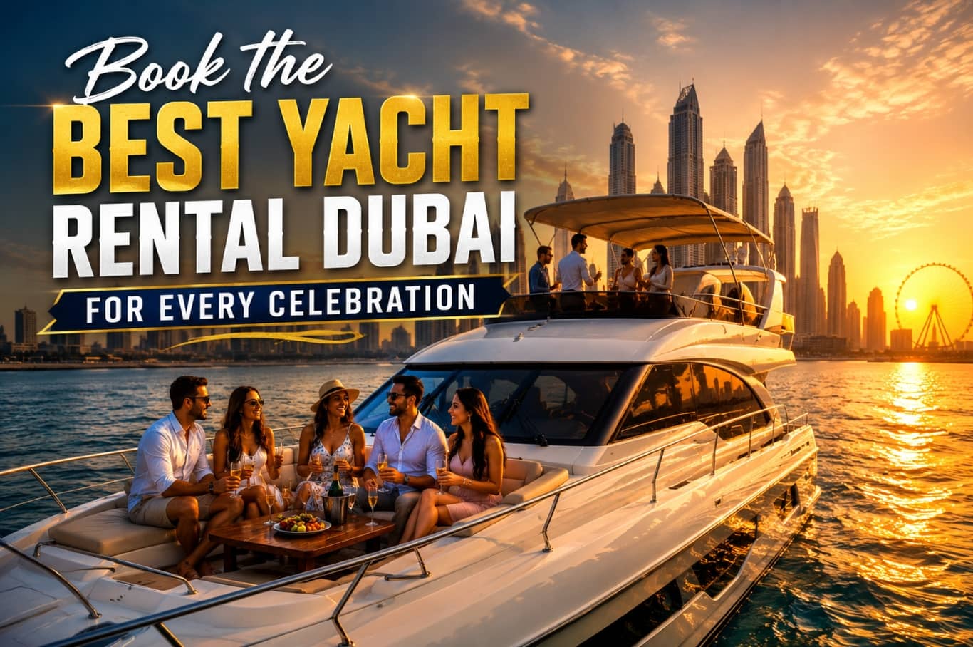 Book the Best Yacht Rental Dubai for Every Celebration