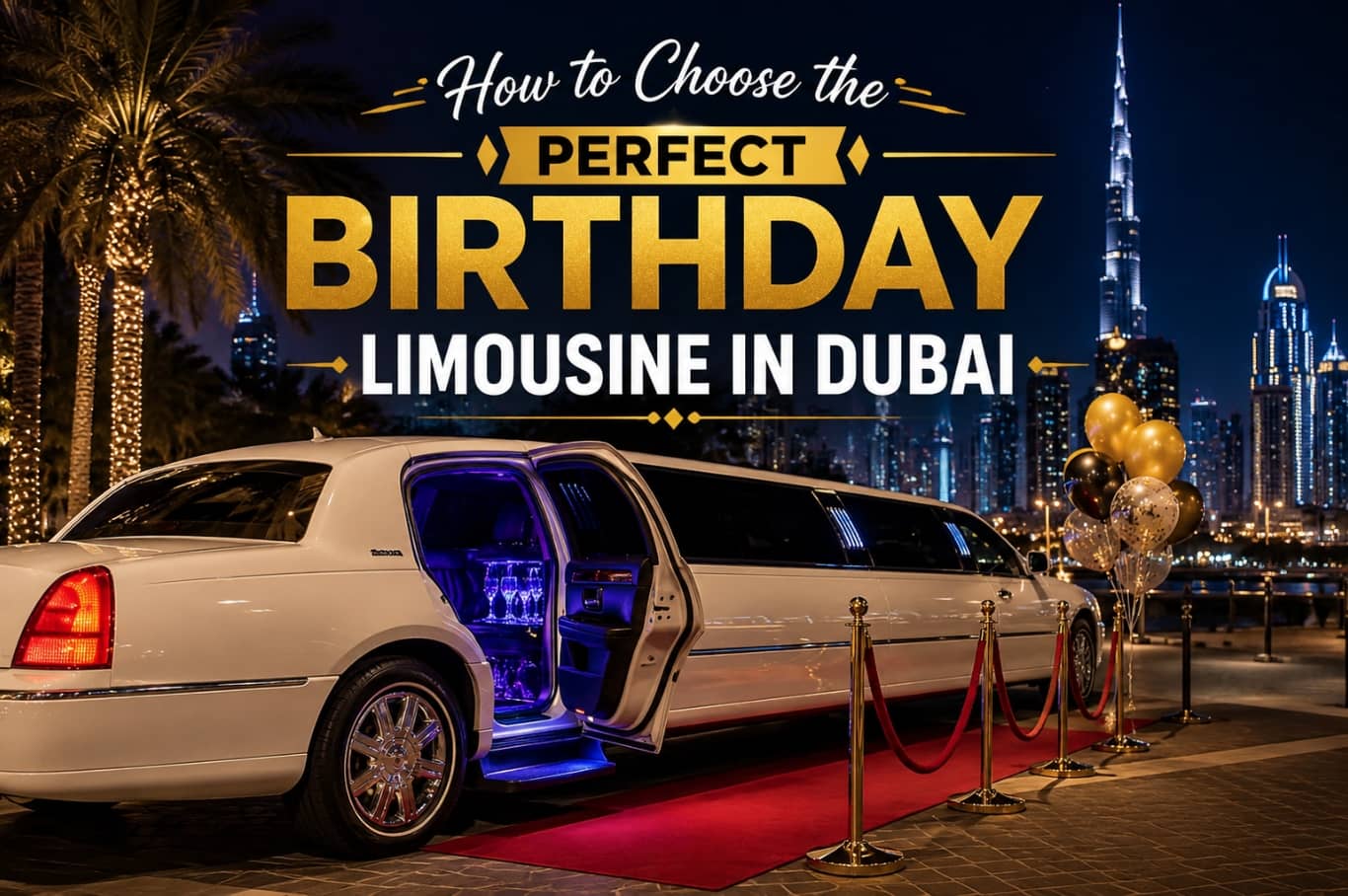 How to Choose the Perfect Birthday Limousine in Dubai