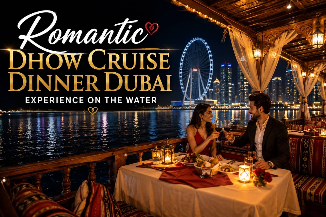 Romantic Dhow Cruise Dinner Dubai Experience on the Water