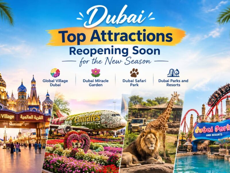 Dubai Top Attractions Reopening Soon for the New Season