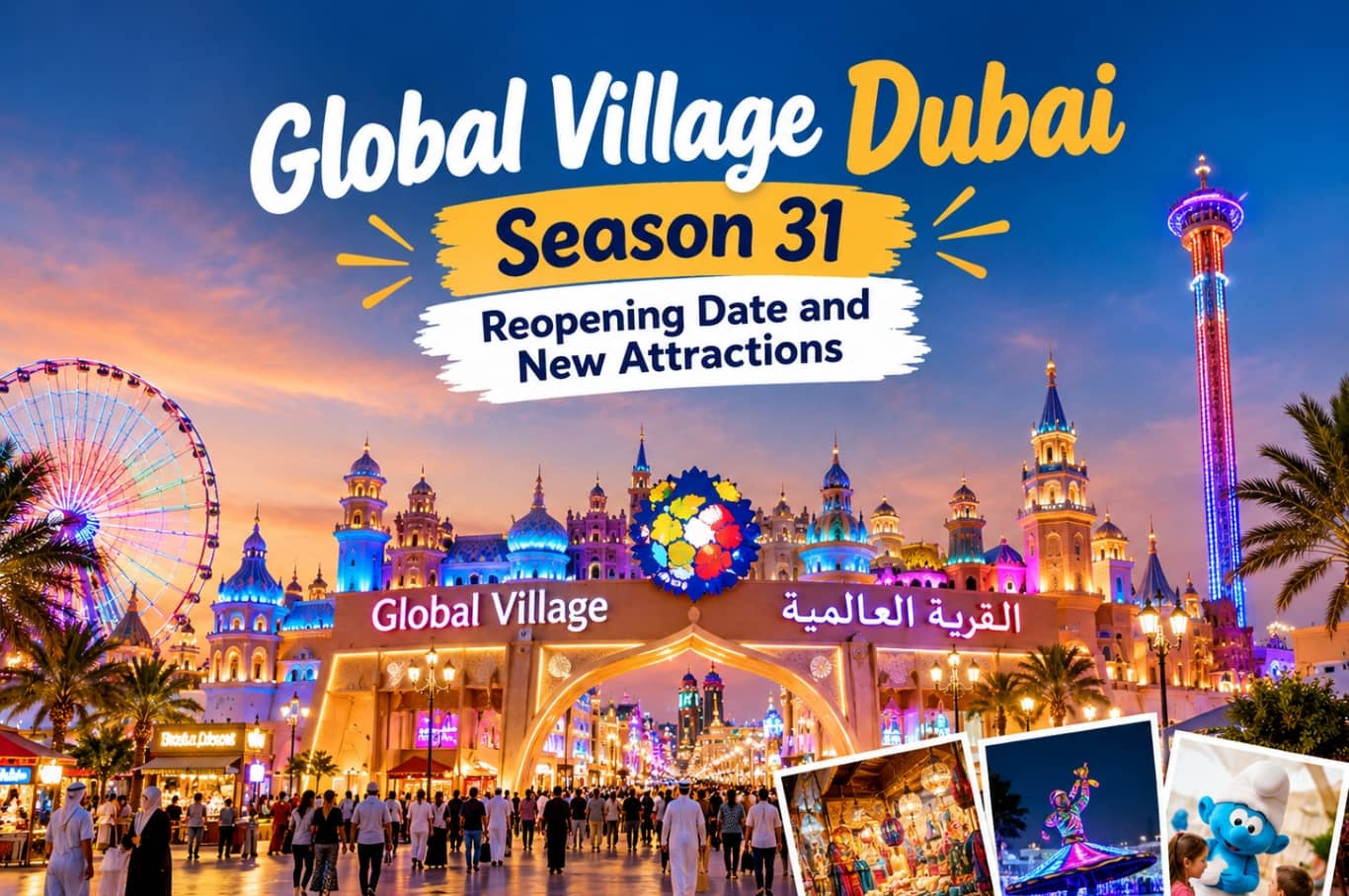 Global Village Dubai Season 31 Reopening Date and New Attractions