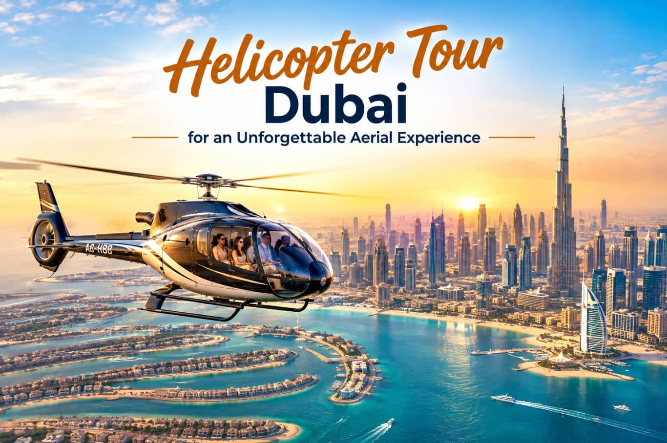Helicopter Tour Dubai for an Unforgettable Aerial Experience